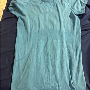Light Blue Short Sleeve lululemon swiftly tech